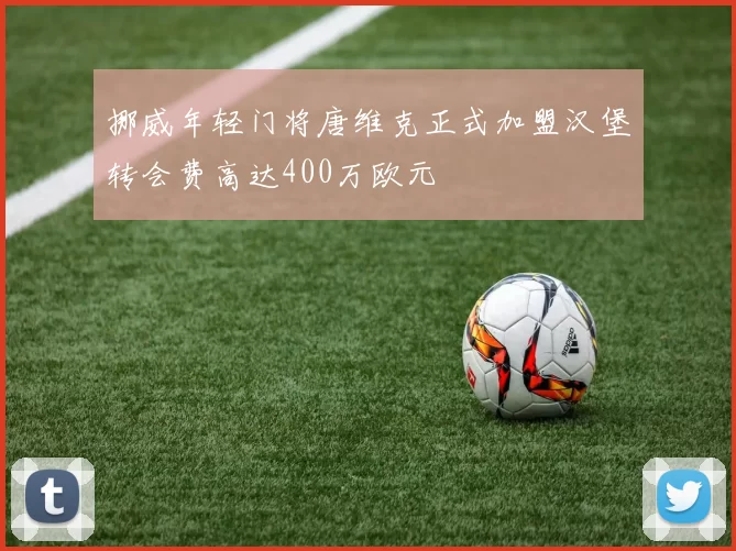 挪威年轻门将唐维克正式加盟汉堡转会费高达400万欧元